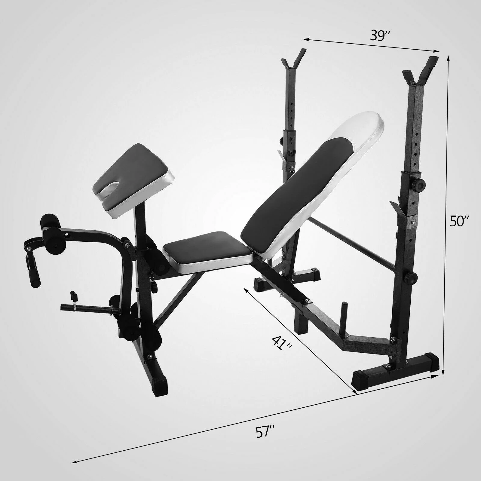 New Adjustable Weight Lifting Bench Capacity – Home Gym Fitness Equipment WLB1V0 - Image 2
