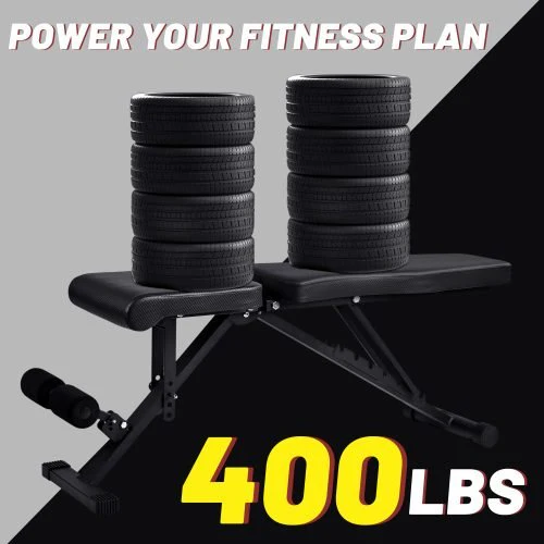Adjustable Weight Bench – 7 Back Positions, Heavy-Duty Workout Frame | SKU: AMEBB01S - Image 4
