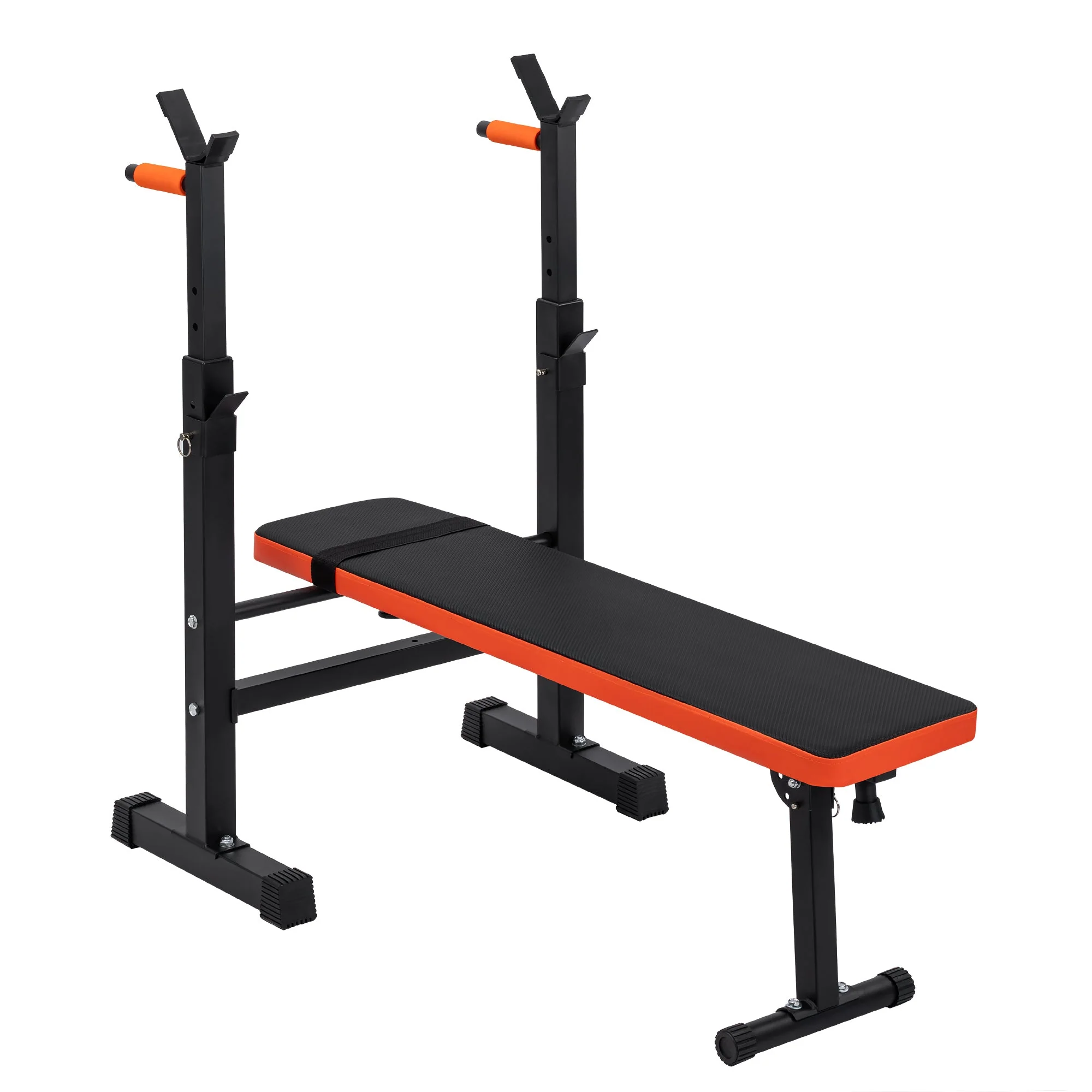 Adjustable Weight Bench Press Set with Rack Home Gym Workout Bench AMEWL88