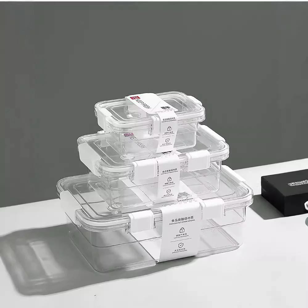 3-Pack Airtight Food Storage Container Set – 2600ML, 1200ML, 450ML | SKU: S1330