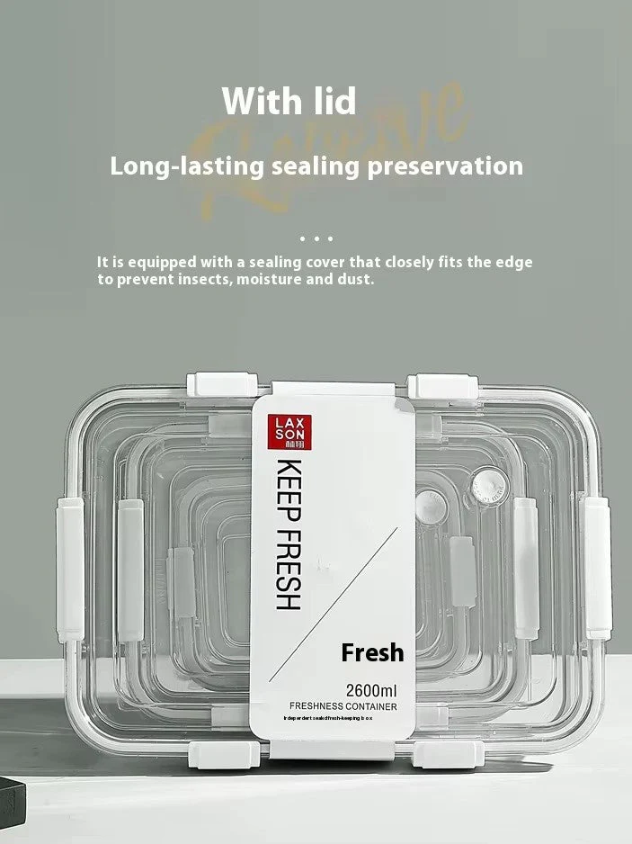 3-Pack Airtight Food Storage Container Set – 2600ML, 1200ML, 450ML | SKU: S1330 - Image 6