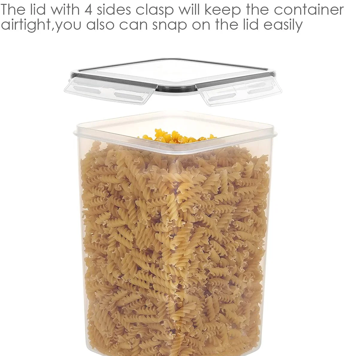 Airtight Food Storage Container Set – Stackable BPA-Free Pantry Organizer with Labels - Image 10