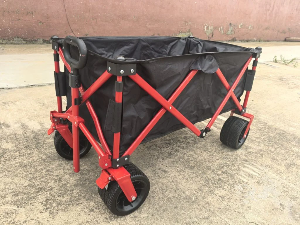 New All-Terrain Folding Beach Wagon – Heavy-Duty Utility Cart with Wheels for Sand, Camping & Outdoor Use 826642 - Image 2