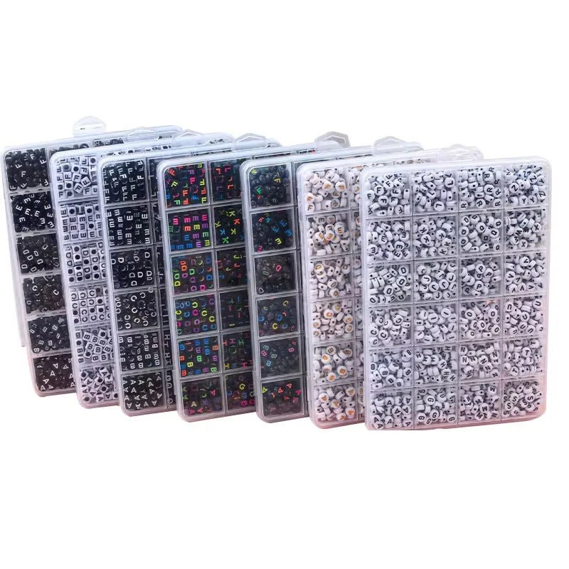 Alphabet Bead Jewelry Making Kit 1000+ Pieces DIY Bracelet Necklace Craft Set 3 Styles BEAD79 - Image 2