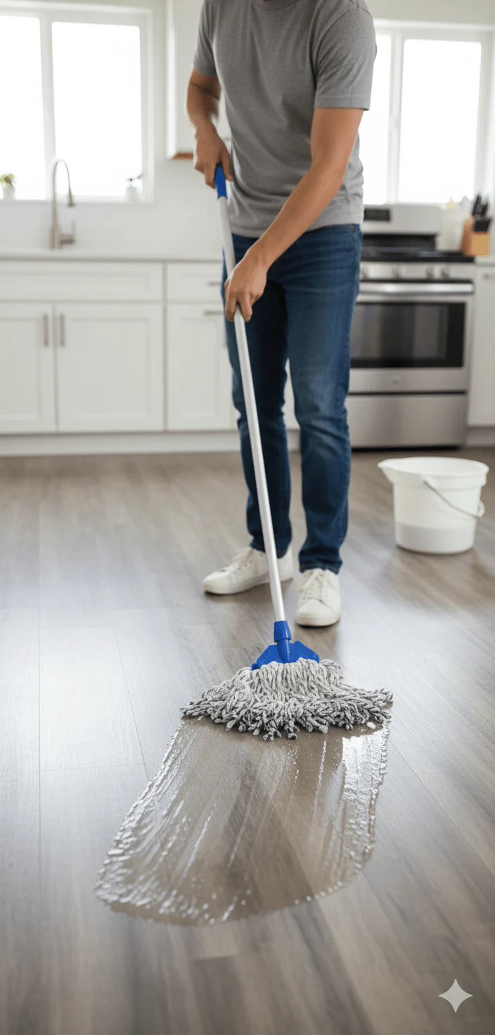 Aluminum Handle Cotton Mop – 4 ft Length – UP013B040A - Image 3