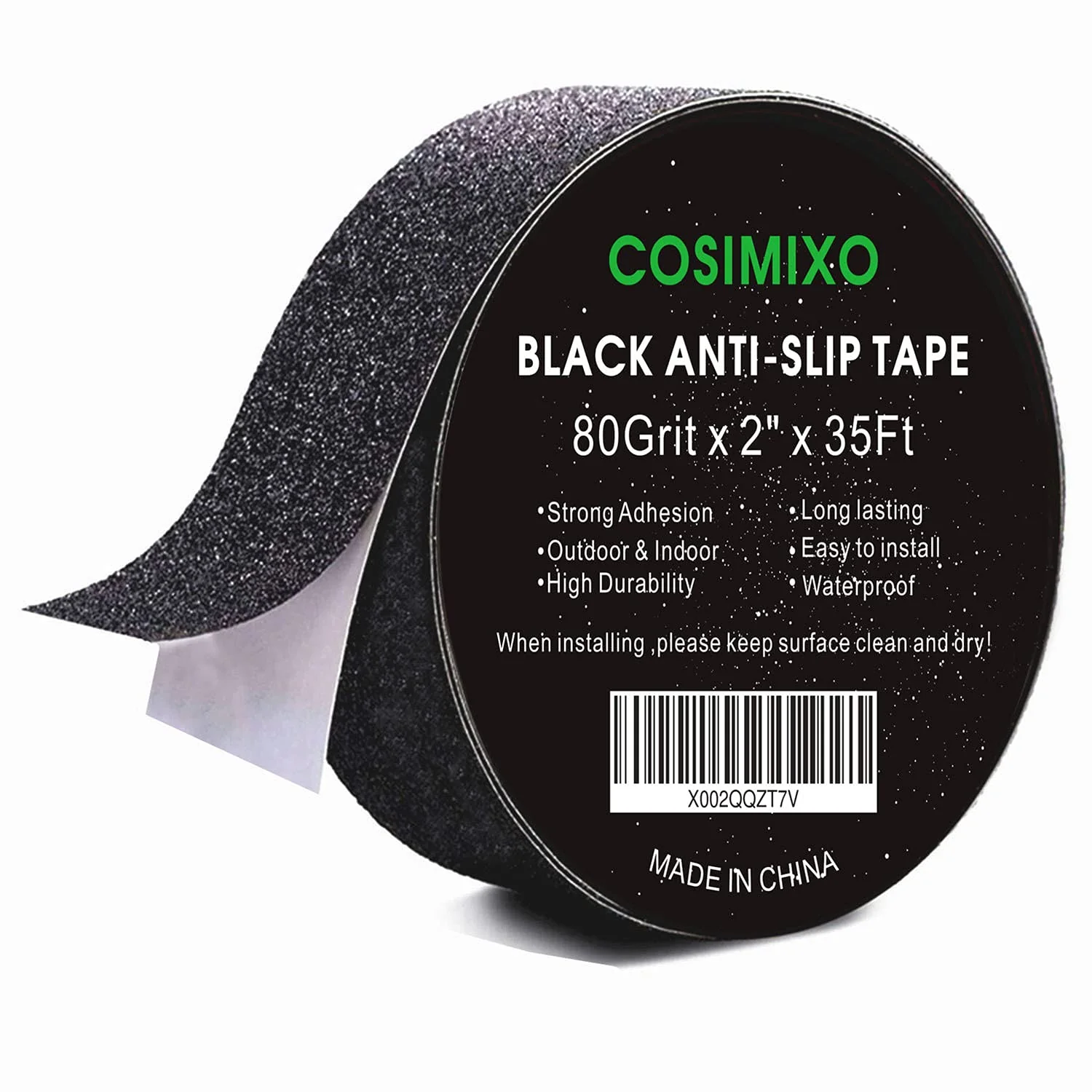 Anti-Slip Tape 2" x 35 FT – High-Traction Safety Grip Tape (Black) LXPT101B