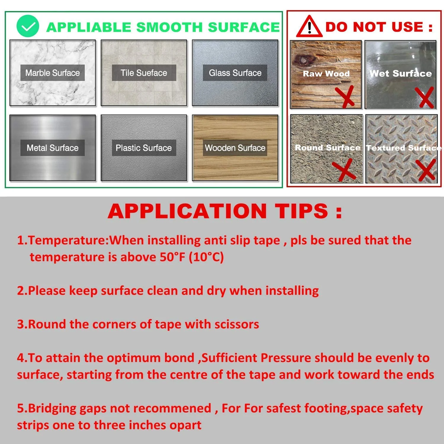 Anti-Slip Tape 4" x 35 FT – Heavy-Duty Safety Grip Tape (Black) LXPT101A - Image 8