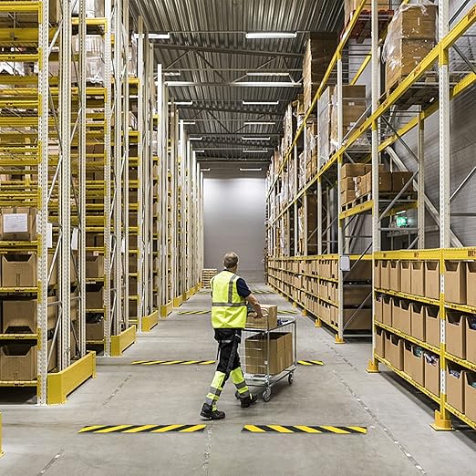 Anti-Slip Tape 4" x 35 FT – High-Visibility Yellow & Black Safety Tape LXPT101C - Image 3