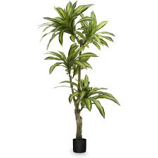 Artificial Dracaena Silk Plant – 48" Lifelike Indoor Tree for Home & Office Décor | SKU: DRA048