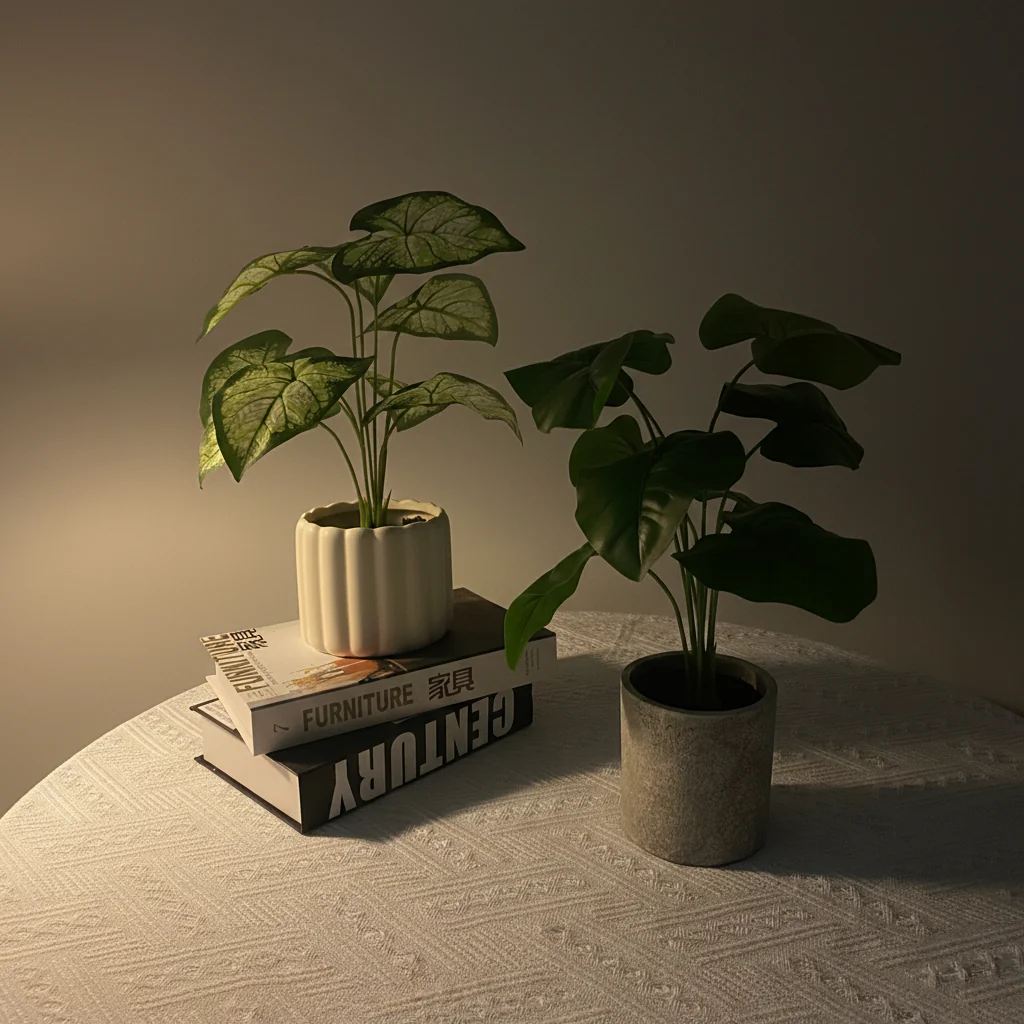 Artificial Silk Plants & Olive Tree Tropical Trees – Realistic, Maintenance-Free Indoor Greenery - Image 4