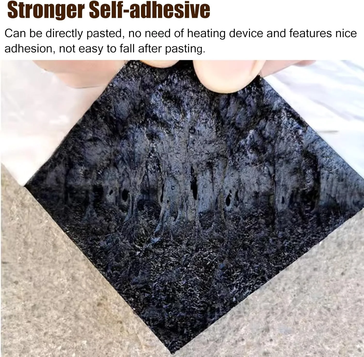 Self-Adhesive Asphalt Patch Tape | Waterproof Roofing & Concrete Repair Sealant (1m x 15m)-2504081 - Image 7