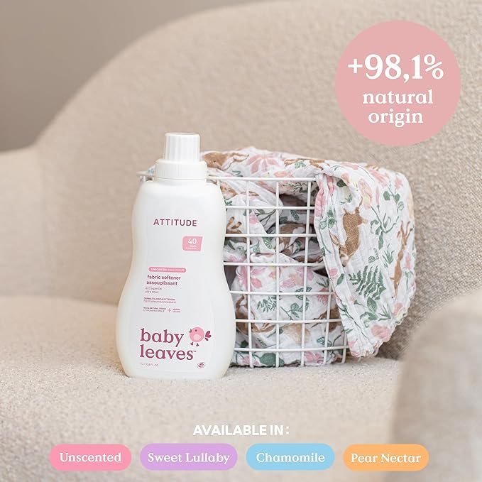 ATTITUDE Baby Fabric Softener Liquid 1L Plant and Mineral Based - Image 2