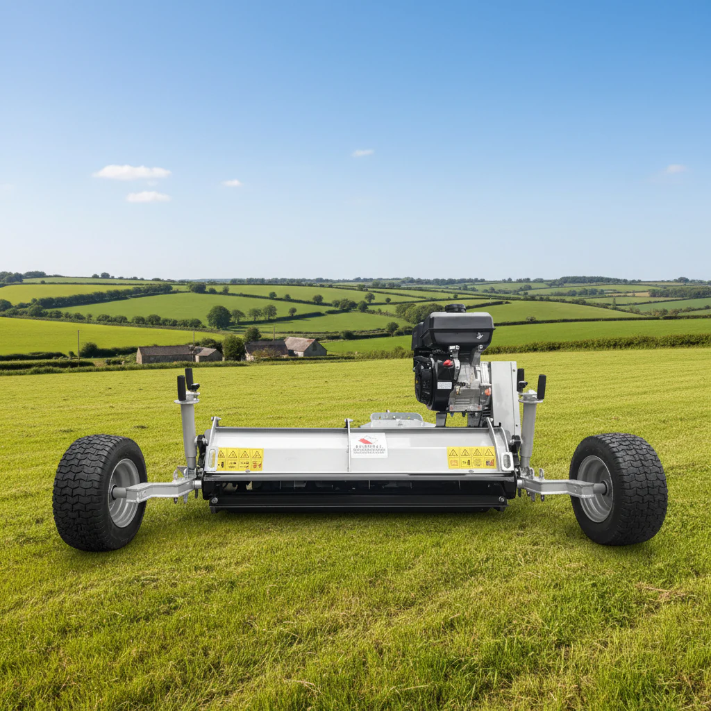 ATV 48 Inch Flail Mower 15 HP Gas Powered Heavy Duty Rear Mount ATV120 - Image 2