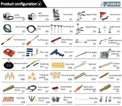 Professional Auto Body Repair Welder Kit – Steel & Aluminum Dent Pulling System | 11F9061 - Image 6