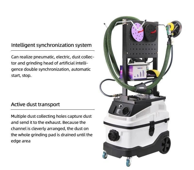 Autobody Sanding & Grinding Machine with Vacuum – Dust-Free Dry Sanding System 1226G3 – Paint & Body Repair Tool - Image 2