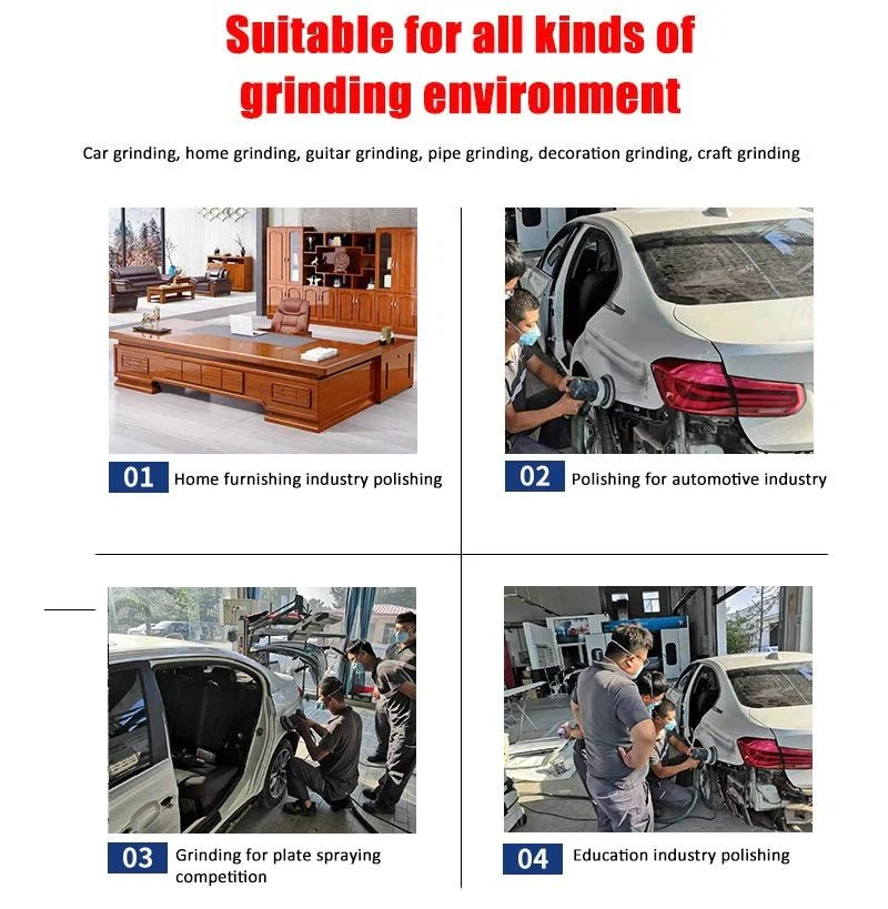 Autobody Sanding & Grinding Machine with Vacuum – Dust-Free Dry Sanding System 1226G3 – Paint & Body Repair Tool - Image 3