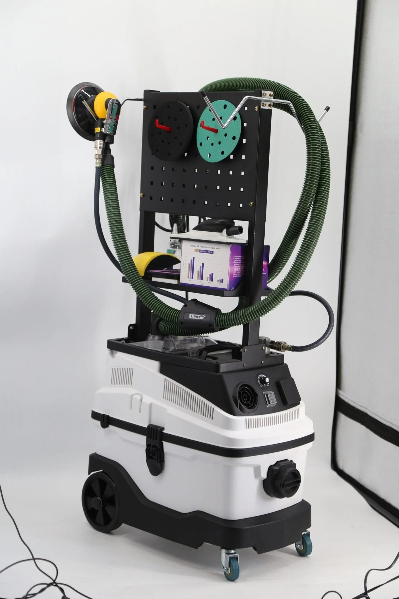 Autobody Sanding & Grinding Machine with Vacuum – Dust-Free Dry Sanding System 1226G3 – Paint & Body Repair Tool - Image 5