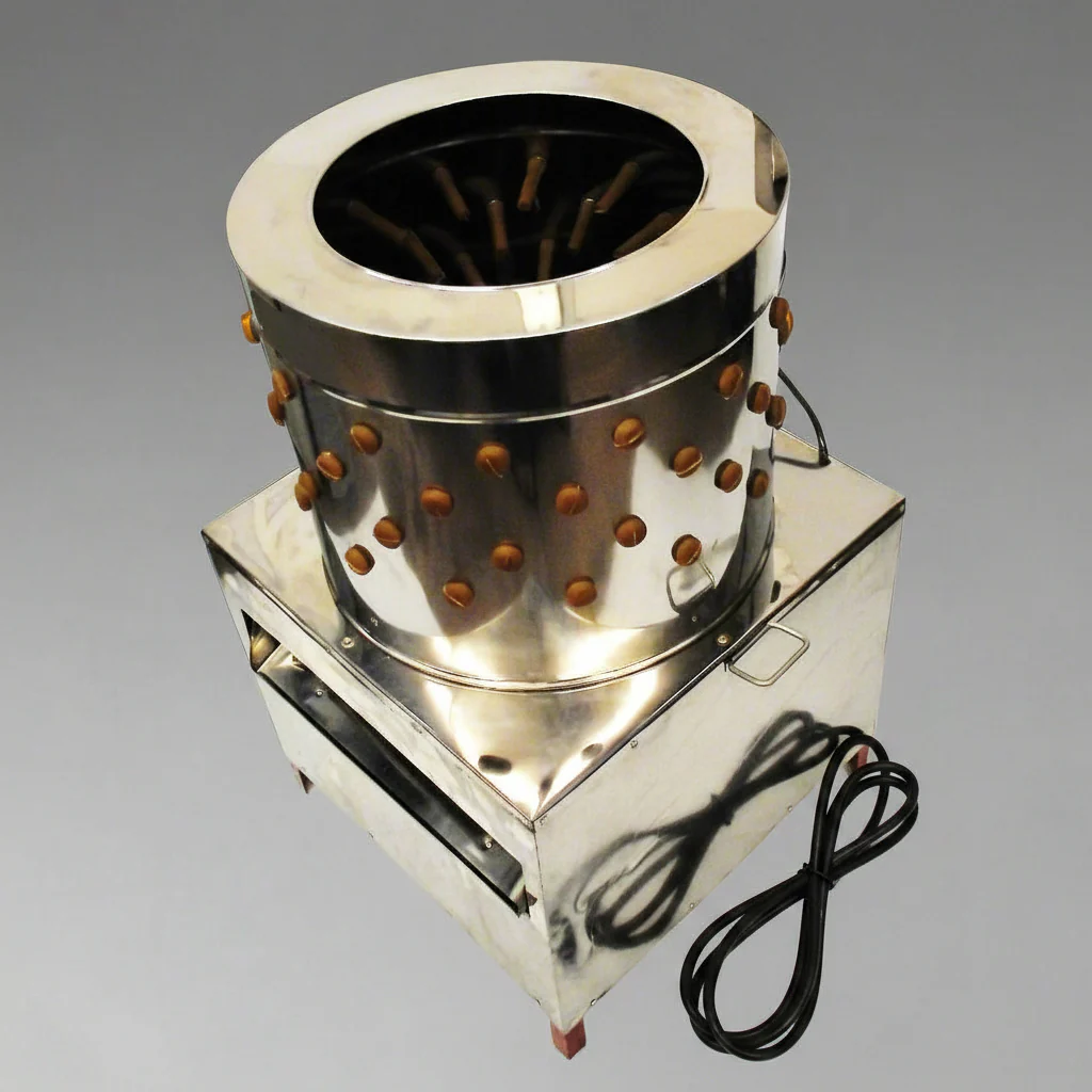 Automatic Chicken Plucker – 1500W Stainless Steel Feather Remover (PM60/PM80 Models) - Image 2