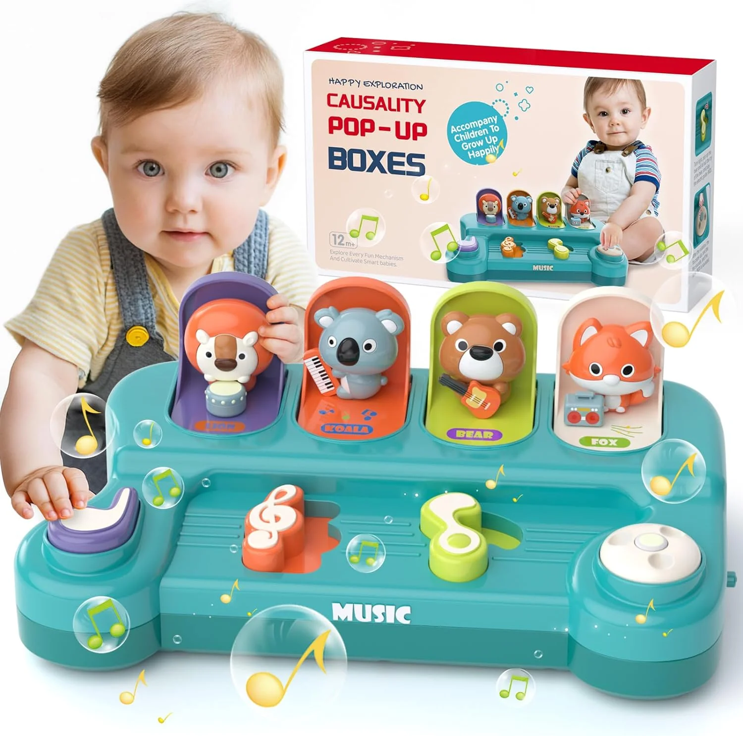Baby Sensory Montessori Animal Activity Toy Early Learning Educational Toy CPS303181