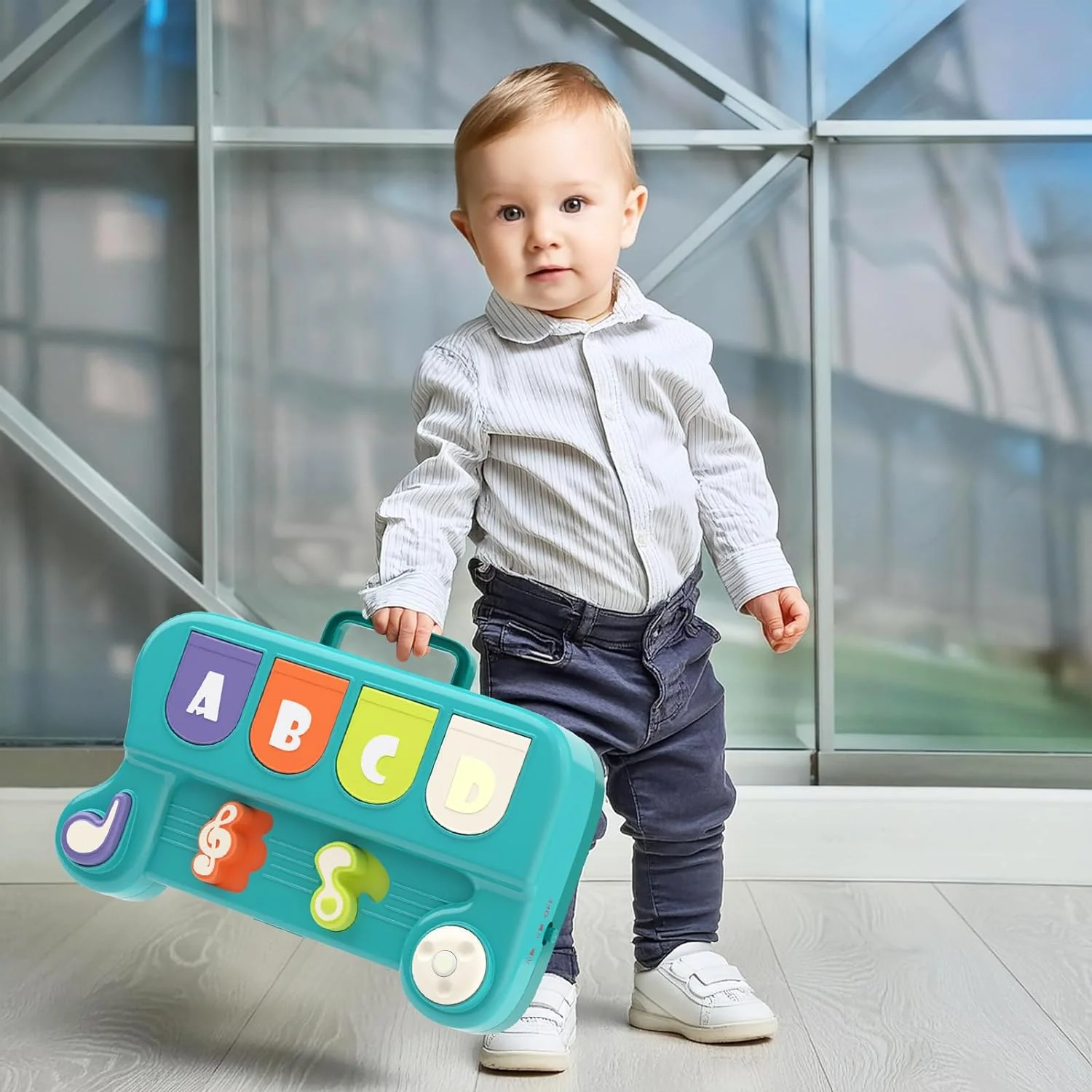 Baby Sensory Montessori Animal Activity Toy Early Learning Educational Toy CPS303181 - Image 3