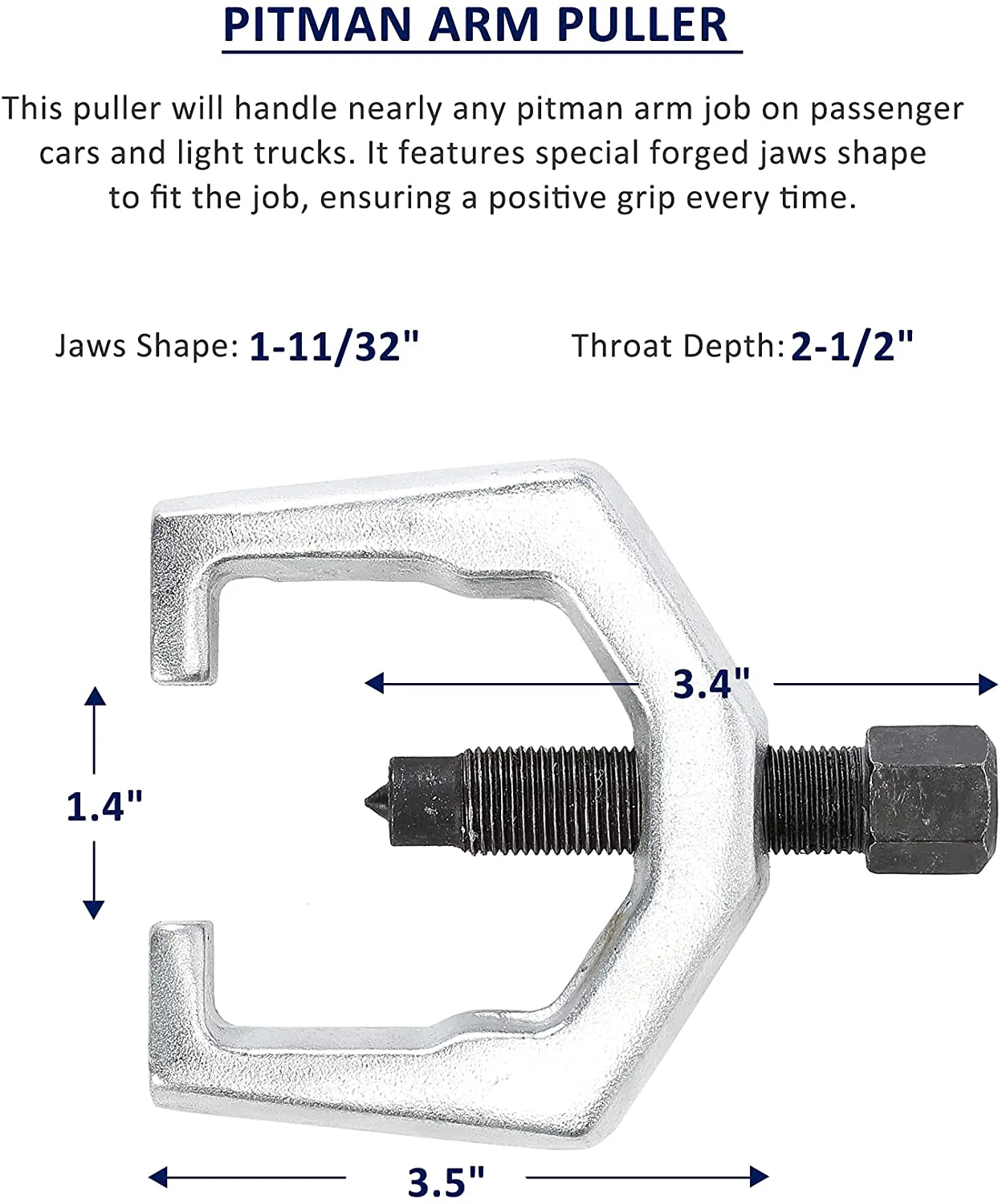 New 5-in-1 Ball Joint Separator & Arm Puller Set — Universal Removal Tool Kit - Image 5