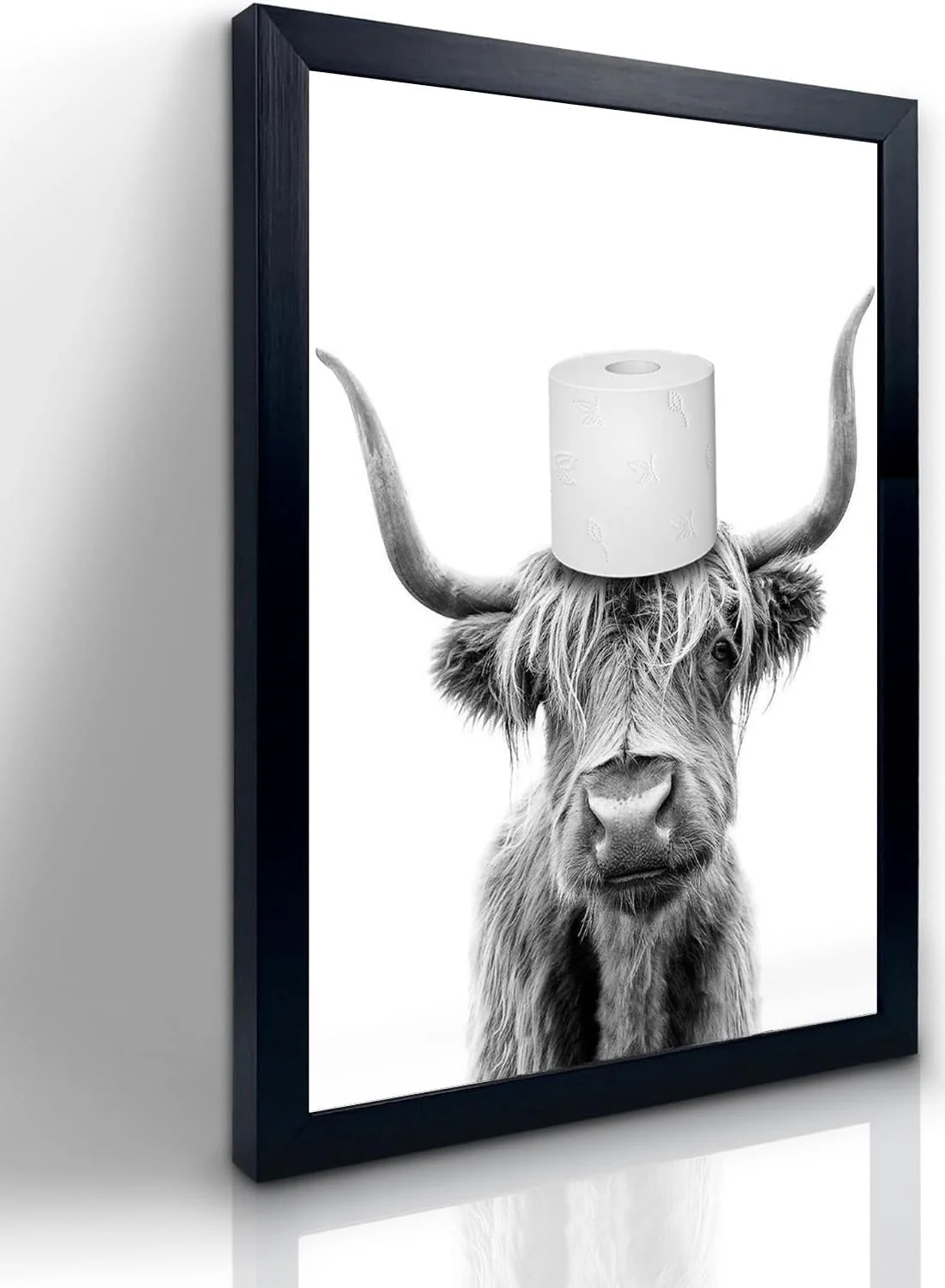 Bathroom Animal Wall Art Picture 30x40 cm 12x16 in Funny Cow Horse Otter Decor VAR3040 - Image 4