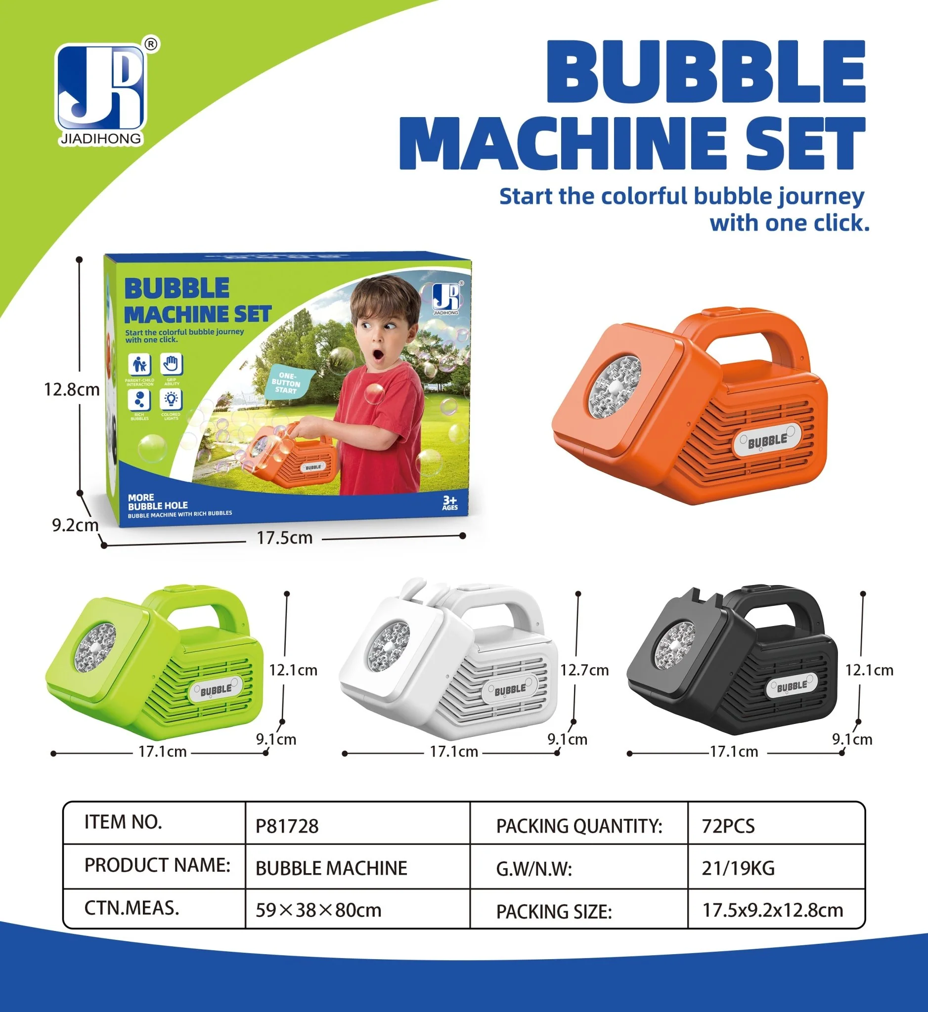 Battery Operated Automatic Bubble Machine – PPD2440A - Image 3
