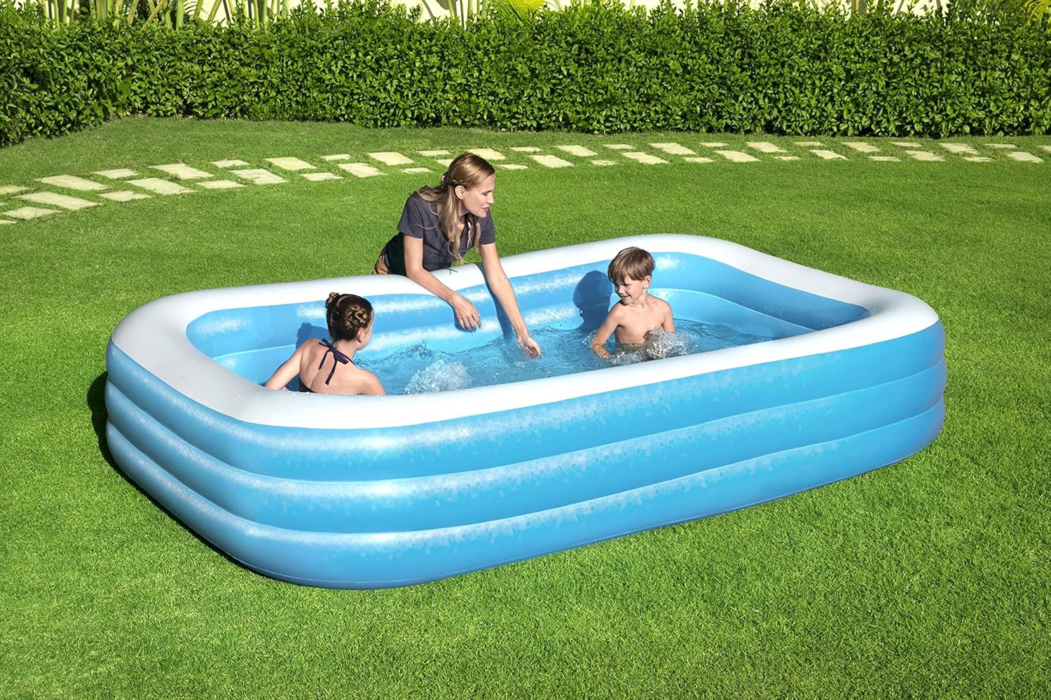 New Bestway Family Paddling Pool Inflatable Kids Swimming Pool, Outdoor Garden Pool | 54009 - Image 6