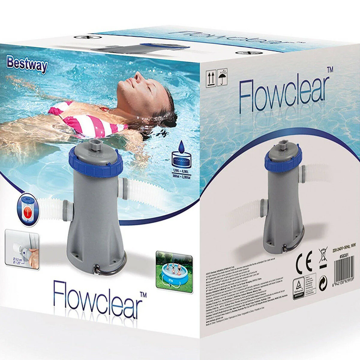 Bestway Pool Filter Pumps – 530 to 2500 GPH | Clean & Circulate Above Ground Pools - Image 6