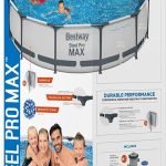 New Bestway Steel Pro MAX 12ft x 30in Above Ground Pool – Durable & Easy Setup Swimming Pool 56417 - Image 3