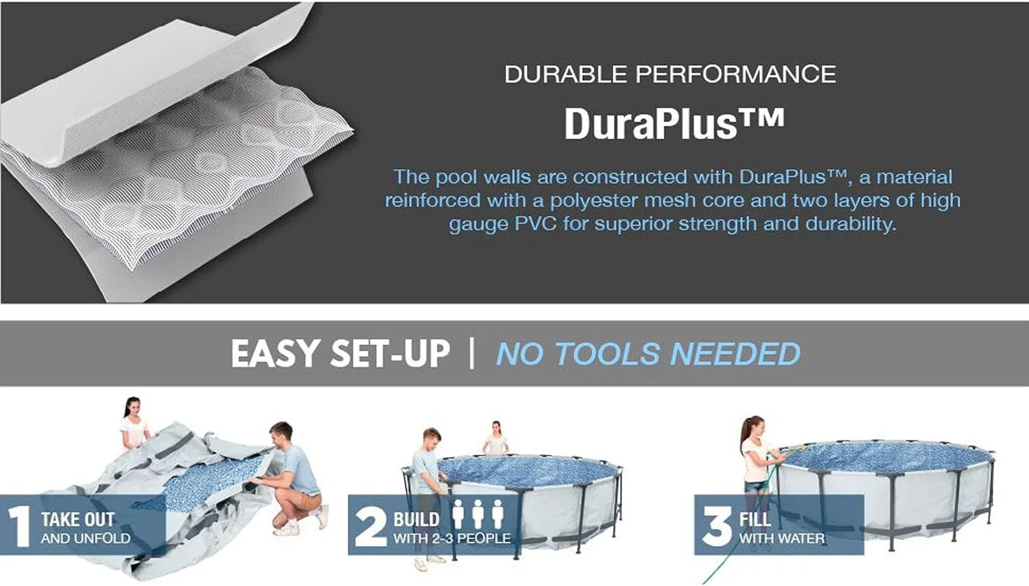 New Bestway Steel Pro MAX 12ft x 30in Above Ground Pool – Durable & Easy Setup Swimming Pool 56417 - Image 6