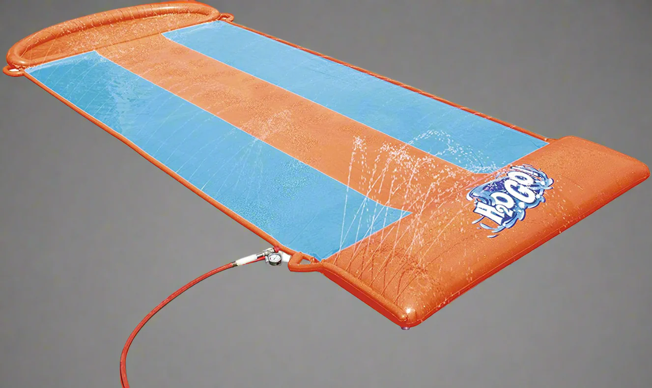 Bestway Triple Water Slip & Slide – 3-Person Racing Splash Slide for Kids & Families (Model 52258) - Image 2