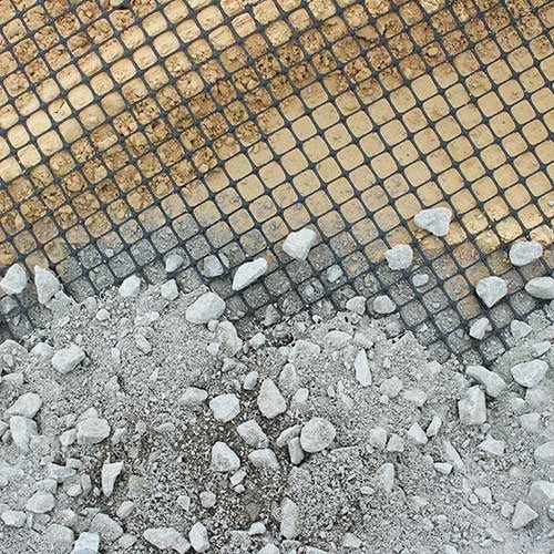 New 13.1 ft × 164 ft / 246 ft Bidirectional Road Base Geogrid Soil Stabilization & Ground Reinforcement Grid BX131X - Image 5