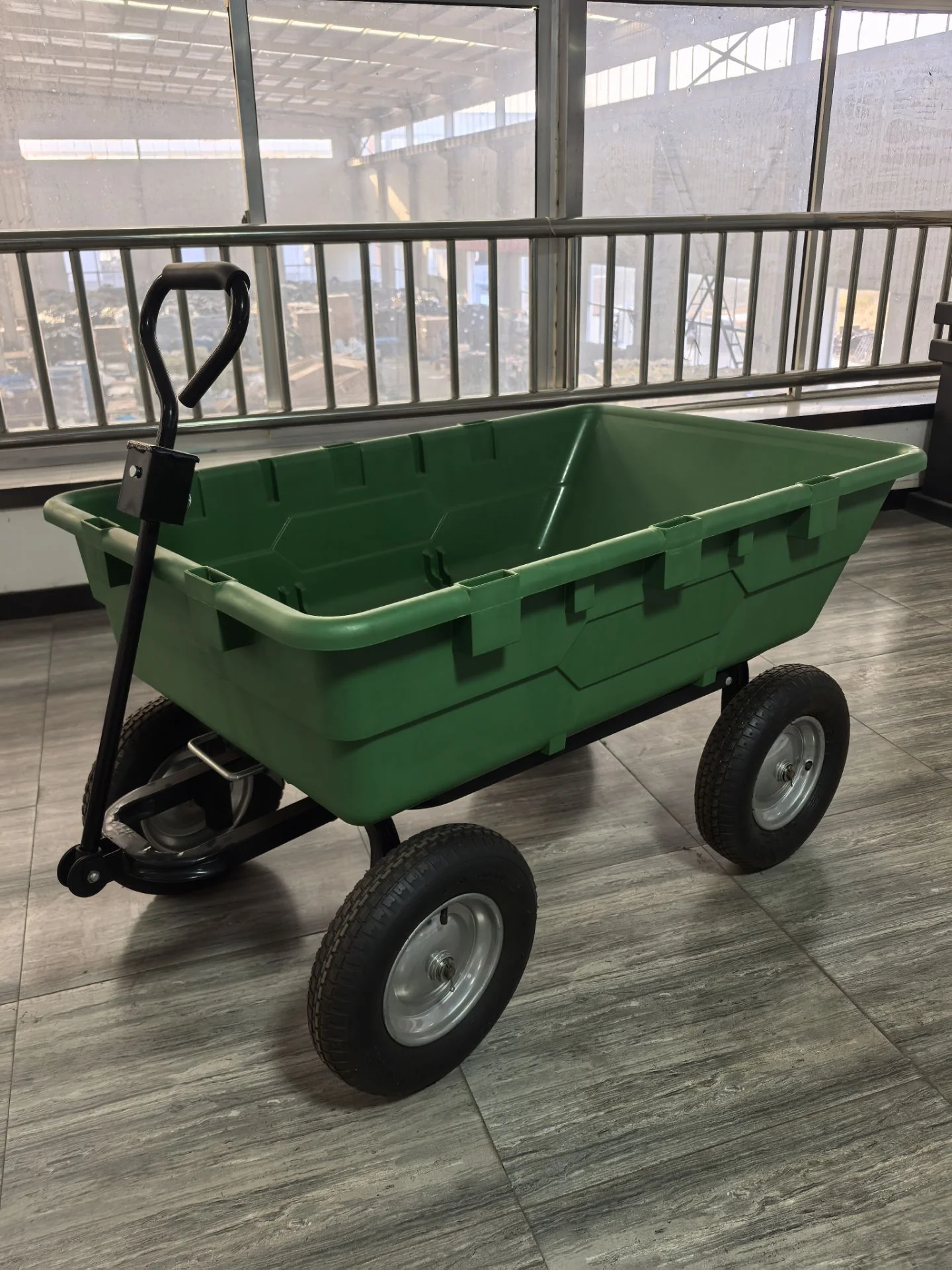 Big Dump Cart – 300kg Heavy-Duty Garden Utility Cart with 16" Air Wheels 826643