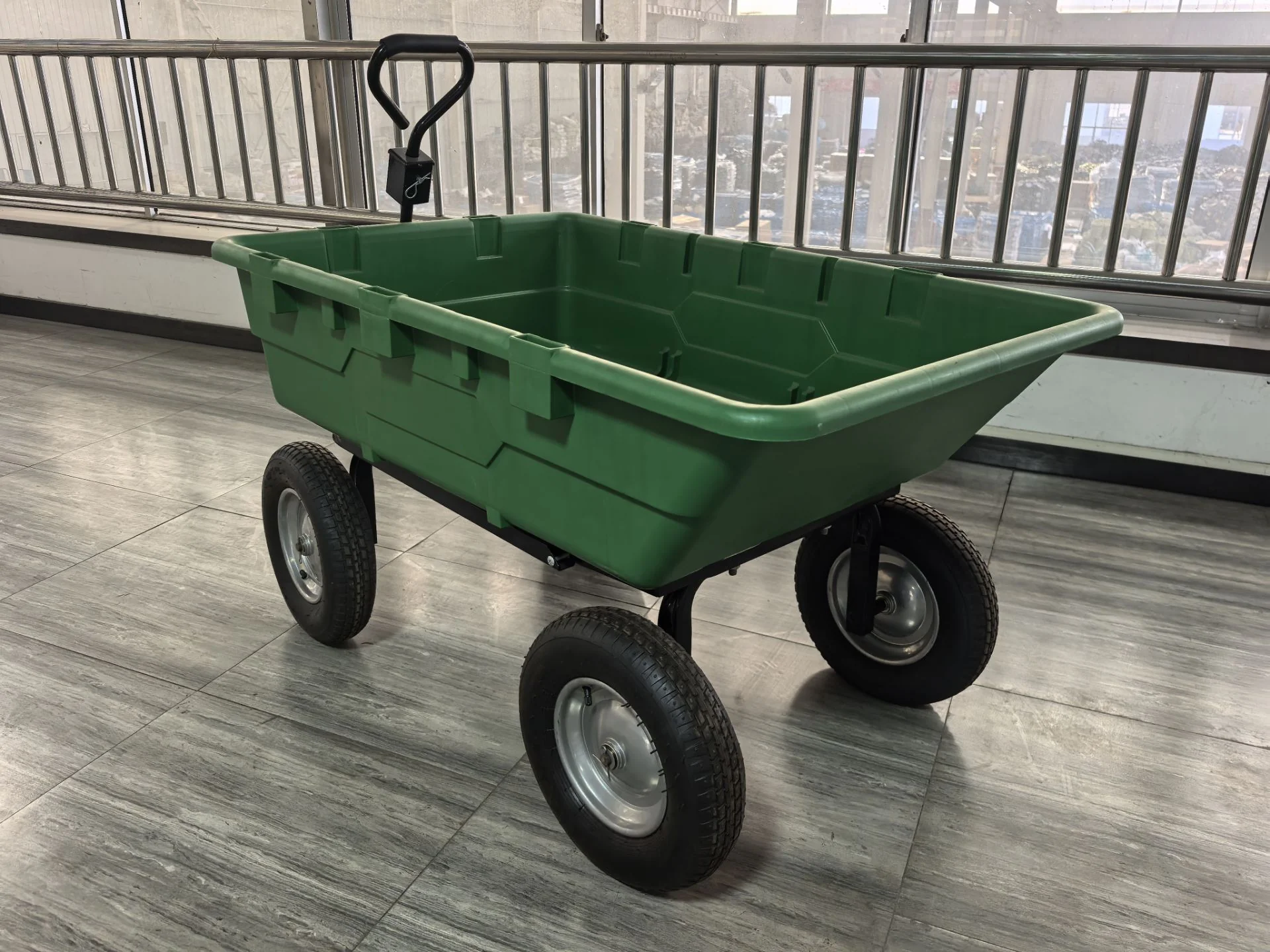 Big Dump Cart – 300kg Heavy-Duty Garden Utility Cart with 16" Air Wheels 826643 - Image 2