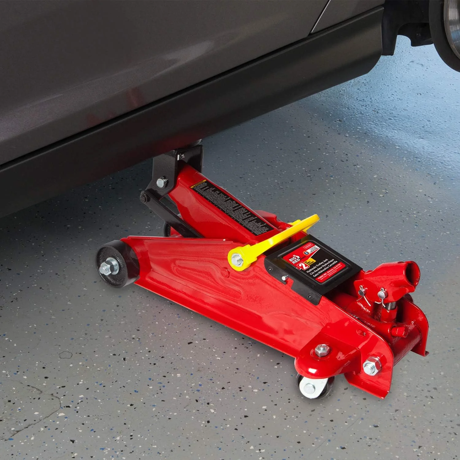 Big Red 2 Ton Hydraulic Trolley Floor Jack – ST820050 Heavy-Duty Steel, 4,000 lb Capacity - Image 3