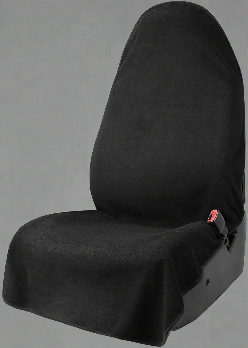 New Black Waterproof Car Front Seat Cover – Durable, Universal Fit, Easy to Clean 91558