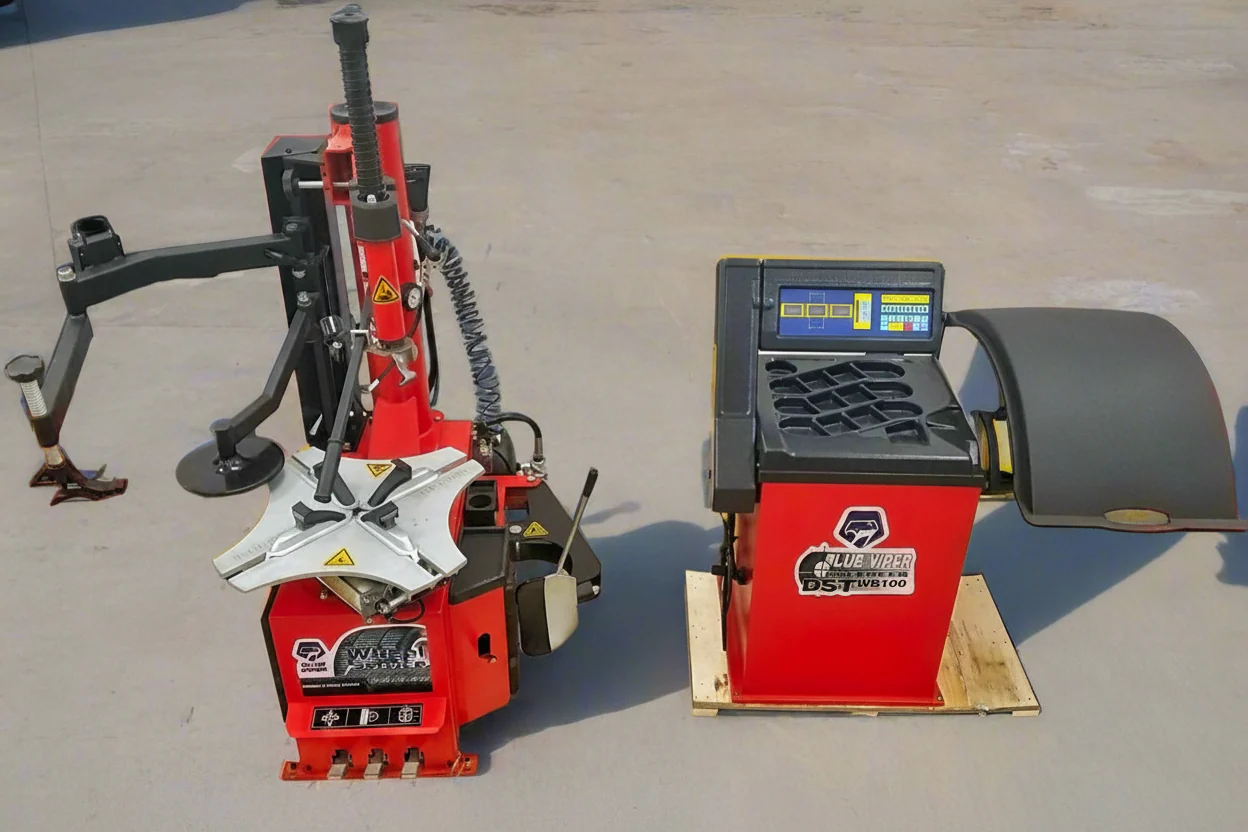Blue Viper Dual Arm Tire Changer – Heavy-Duty with Bead Blaster | SKU: FT350 - Image 5