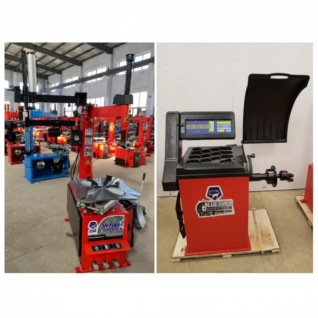 Blue Viper FT300 Tire Changer – 1.5 HP, Helper Arm, 5500 lb Bead Break | Commercial Grade