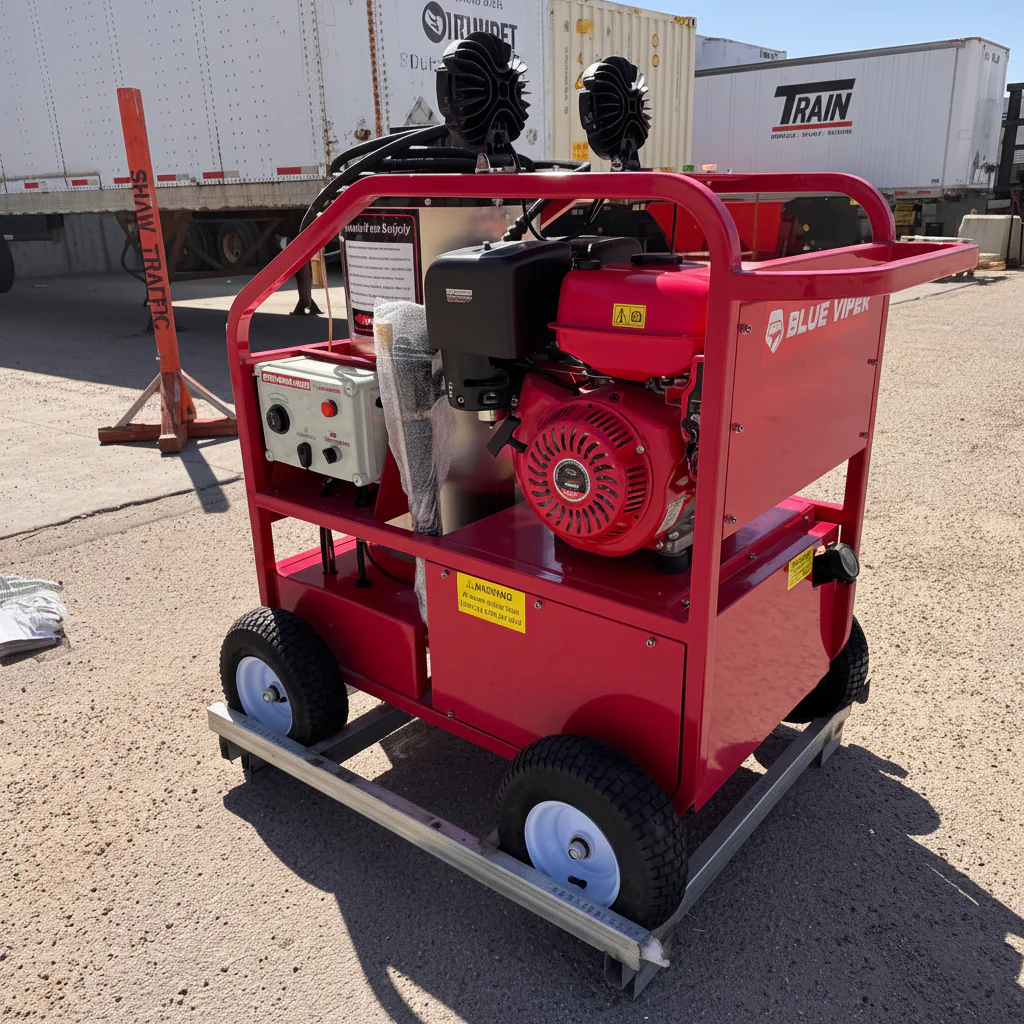 Blue Viper Hot Water Pressure Washer – 4000 PSI, 15HP Gas, Diesel Burner | SKU: YS4000 - Image 13