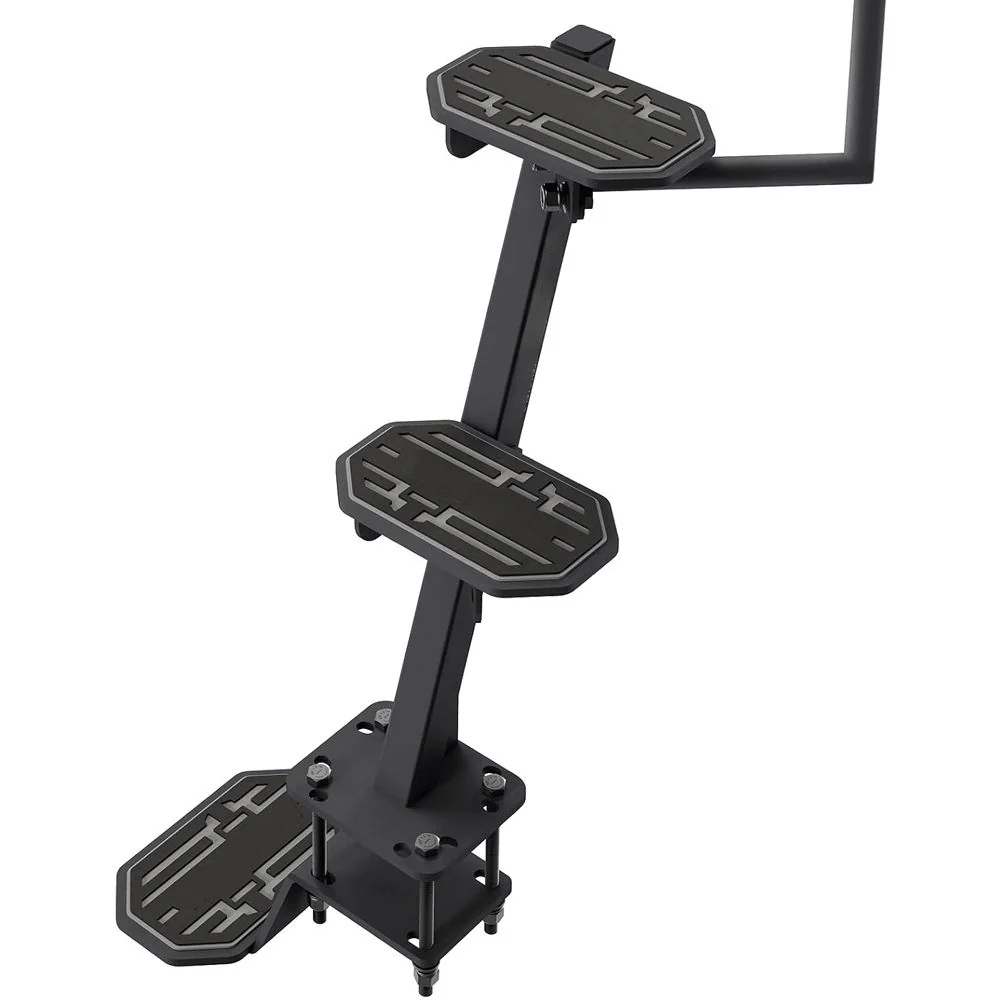 Boat Trailer Steps with Handrail, EVA Anti-Slip Mat, 450 lb Capacity for 3"–4" Trailer Tongues – BT9045043 - Image 3