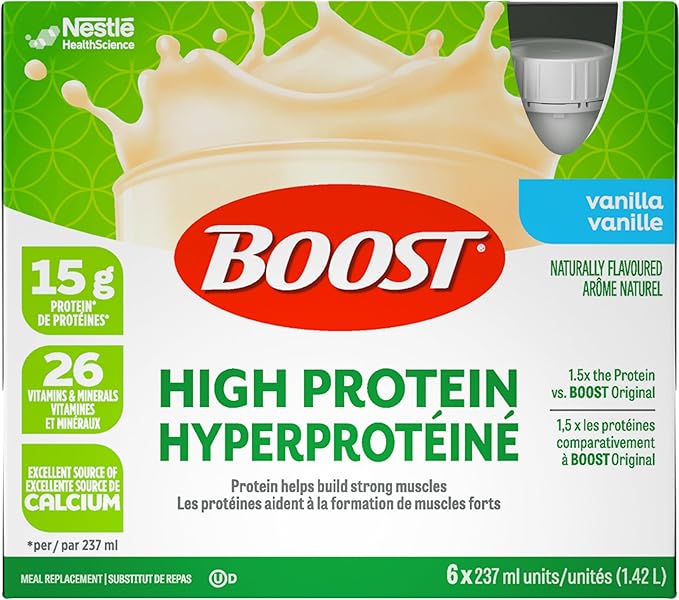 BOOST High Protein Meal Replacement Drink 6 x 237mL Ready to Drink Nutrition Shake - Image 2