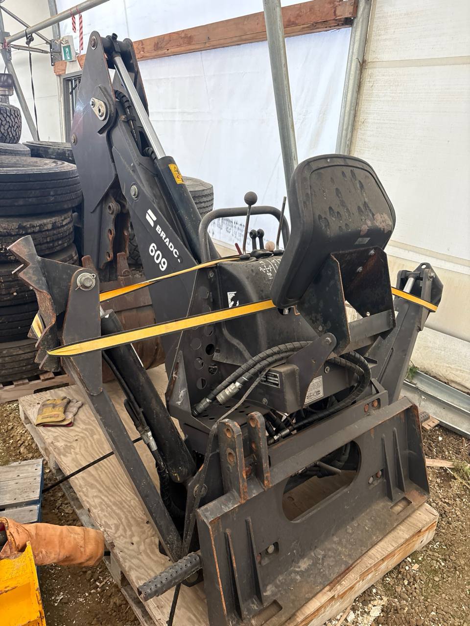 Bradco 8809X Backhoe Attachment | Lightly Used Surplus | Paladin Construction Group | Model 8809X