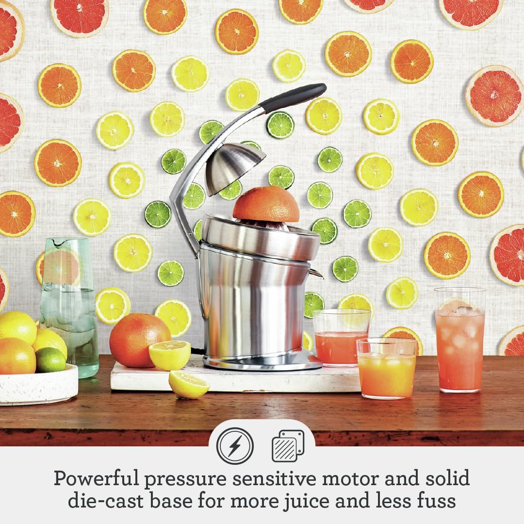 Breville the Citrus Press Pro Orange Juicer, 800CPBSS1BCA1, Brushed Stainless Steel,used - Image 2