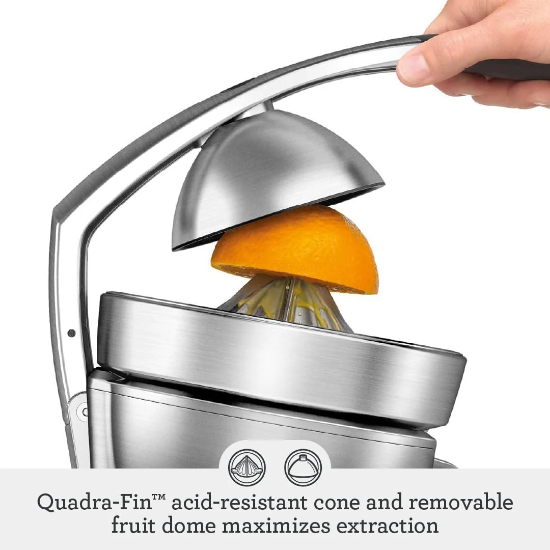 Breville the Citrus Press Pro Orange Juicer, 800CPBSS1BCA1, Brushed Stainless Steel,used - Image 3
