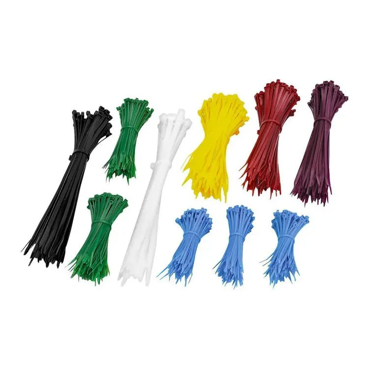 Bulk Nylon Zip Ties Jar, 1,000-Piece – Assorted 4"/6"/8" Cable Ties SZS1000