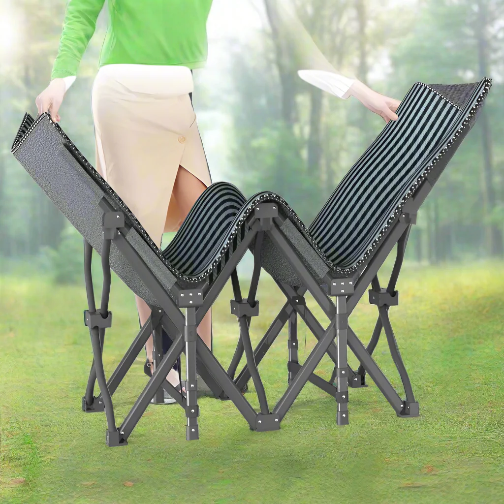 New Camping Cot Steel Frame with Mesh Mat and Carry Bag – 200KG Capacity | Model 19735 - Image 2