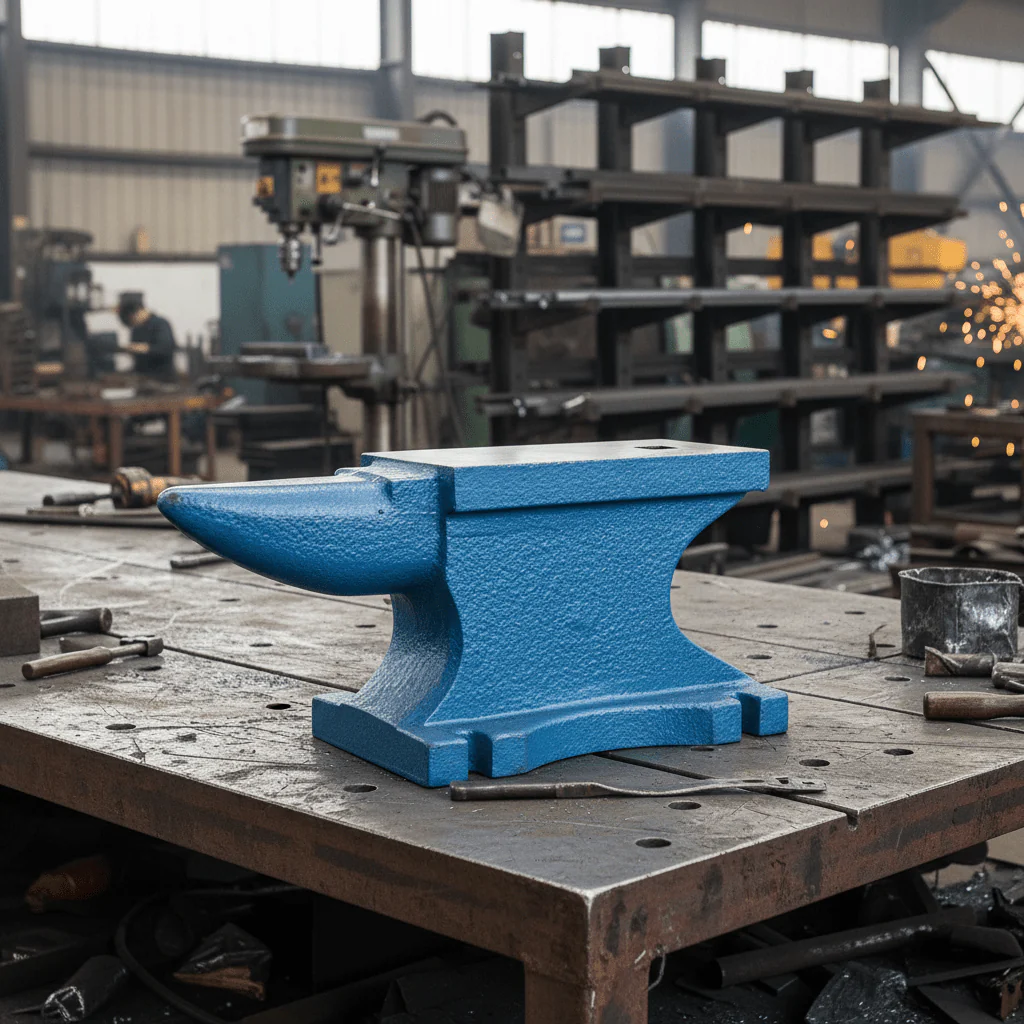 New 200 & 400 LB Cast Iron Anvil – Blacksmith Forging Tool for Metalworking, Knife Making, and Welding