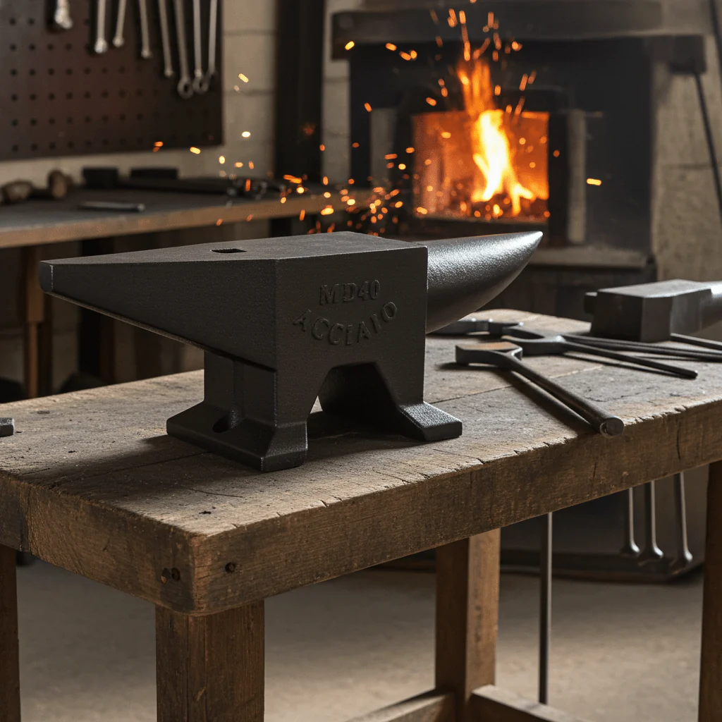 Cast Iron Blacksmith Anvil with Horn – 25 lb & 88 lb Sizes Available