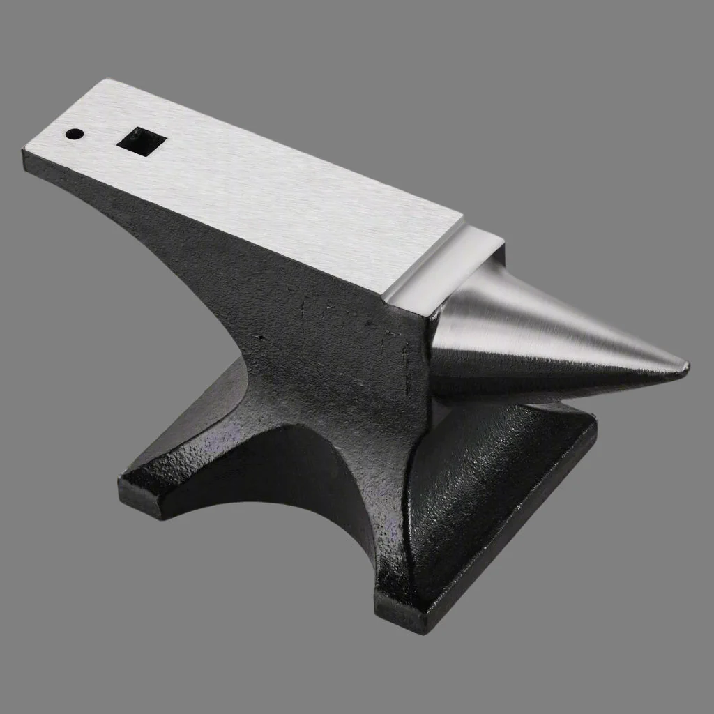 Cast Iron Blacksmith Anvil with Horn – 25 lb & 88 lb Sizes Available - Image 3